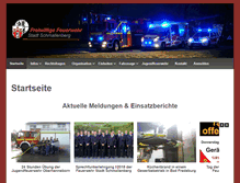 Tablet Screenshot of feuerwehr-schmallenberg.de